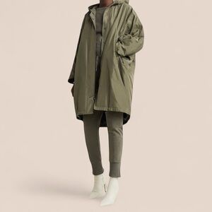 QSTQ | Lightly Lined Stadium Jacket | Olive | Unisex M/L Oversized